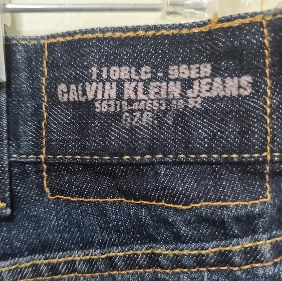 Calvin Klein Blue Men's Jeans, Size 38W - Picture 7 of 16